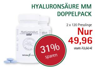 Hyaluron MM - 120 Presslinge - Doppelpack Sommerspecial