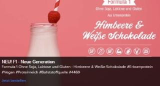 Himbeere & Weisse Schokolade   ohne Soja, Laktose und Gluten. 