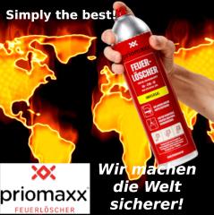 Jeder kann mit dem Priomaxx Feuerlöscher-Spray löschen