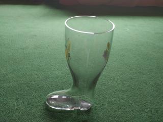 Bierstiefel mit Aufdruck