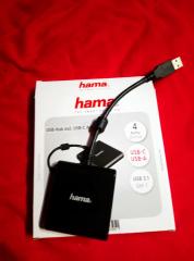 Hama USB 3.1 Hub inklusive USB-C Adapter