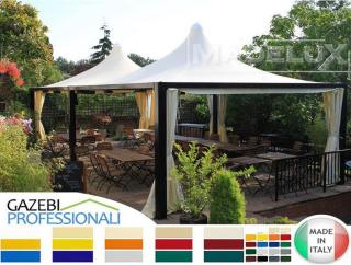 Pavillon Zelt Stahl personalisierte Farben professionell neu 6x6 Garden Café Hot