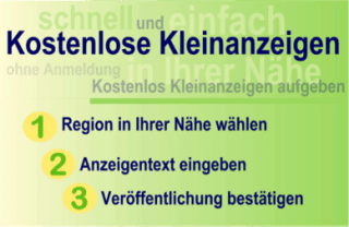 Kostenlose Kleinanzeigen