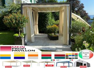 Pergola 3x3 Pavillon Zelt Restaurant personalisierte Farbe Stahl Pvc Café Garten