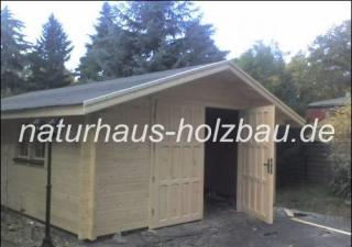 Garagen, Blockhäuser individuelle Fertigung von Holzbauten in 50mm und 70mm Bloc