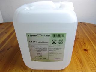 TerraDomi ALL-DES Desinfektionsmittel Hände/ Flächendesinfektion 5/ 10 Liter