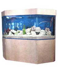 Acrylaquarium flaches Sechseck, 400 liter USA, new