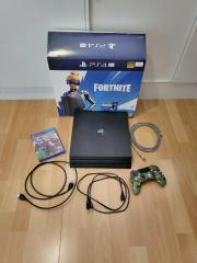 SONY Playstation 4 PRO PS4 PRO 1TB cuh-7216b + Controller + Spiel Play Station