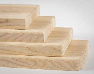 HOLZTREPPENSTUFEN HOLZTREPPE ESCHENHOLZ MASSIVHOLZSTUFE LACKIERT 85x28x4cm