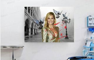 Helene Fischer Souvenir aus Venedig. Geschenkidee. Zimmerdeko. Blickfang. Unika