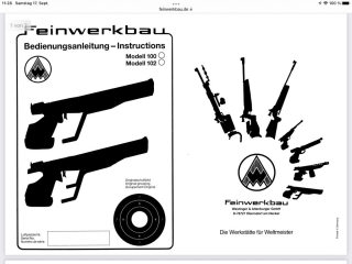 Feinwerkbau Luftpistole