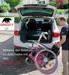 Rollstuhl-Lift, Rollstuhlverladehilfe, Ladekran, Scooter, Transport, Seniorenmob