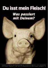 Menschen,esst kein Fleisch!