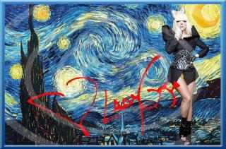 LADY GAGA Kunstdruck Souvenir Deko Design Bild Geschenk Poster. NEU!