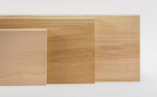 HOLZTREPPENSTUFEN EICHENHOLZ TREPPEN HOLZSTUFEN MASSIVHOLZ LACKIERT 85x28x4cm
