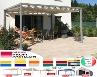 Pergola 5x5 Pavillon Zelt Restaurant personalisierte Farbe Stahl Pvc Café Garten