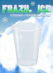 Frazil Ice Trinkbecher 0,2 L PP Slush Eismaschine geeignet