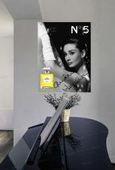 AUDREY HEPBURN Chanel No. 5. Souvenir, Geschenk, Rarität, Deko.