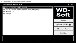 LSEARCH-KLARTEXT Neue Version 4.0