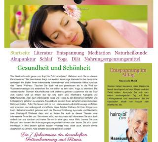 Gesundheit und Schönheit.