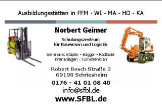 Staplerfahrer Ausbildung, Staplerschein Mannheim, Staplerschulung, Staplerführer