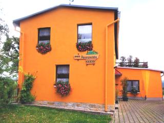 Ferienwohnungen mit Balkon in modernen ländl. Flair in der Sächsischen schweiz/ 