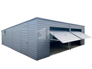 Blechgarage 7x6m Doppelgarage Metallgarage Garagen direkt vom Hersteller GP160