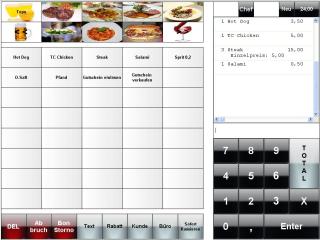 Kassensoftware Gastronomie -  mit vielen Extras wie Funklösung, Tischreservierun