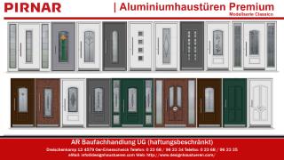 Klassische Aluminiumhaustüren Haustüren Eingangstüren