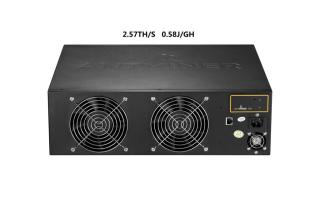 Antminer S4+ 2.57 TH/s Miner (0.58watt/GH/s)