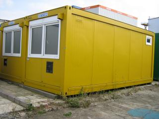  Doppelcontainer - 30 m² - 2 Teile Container - mit WC und Küchenecke