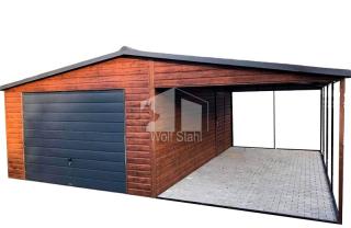 Blechgarage 5x6m Metallgarage Fertiggarage Carport und Garage Hohe Qualität GP88