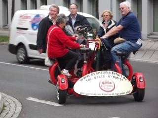 Die ultimative Stadtführung auf dem Eventbike Erfurt