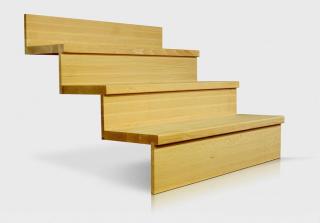 STUFE 95x28x4cm + SETZSTUFEN TREPPE HOLZTREPPENSTUFEN BUCHENHOLZ MASSIVHOLZSTUFE