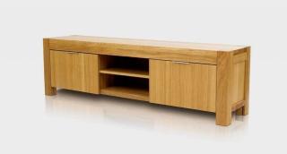 TV-BANK RTV-SCHRANK KOMMODEN EICHENHOLZ EICHENSCHRANK MASSIVHOLZ 160x55x40cm