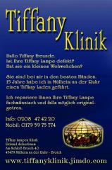 Fensterbankstele in der Glaskunst Galerie Mülheim & TIffany Lampen Reparatur Kli