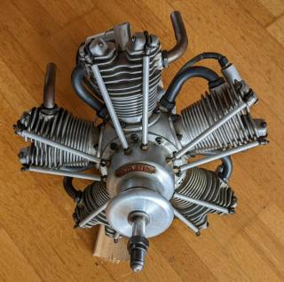 Seidel St 525 B 5 Zylinder Benzin 125ccm Sternmotor radial