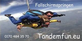 Fallschirmspringen mit Tandemfun in Bayern und Österreich 