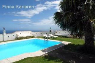 Kanaren Insel La Palma Ferienhaus Simon mit Pool