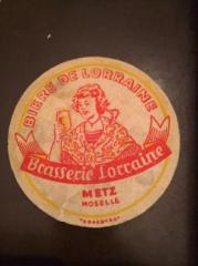 Lothringen Biere de Lorraine Metz Moselle antiker Bierdeckel Fa 1970 ex