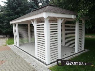 PAVILLON BERLIN KIEFERNHOLZ GRILLPAVILLON GARTENHAUS HOLZGARTENLAUBE 5x4m