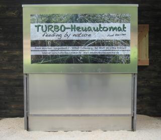 Turbo-Heuautomat der Raufutterautomat