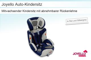 Auto-Kindersitz der Marke Joyelloin blau/grau