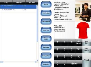 Kassensoftware Handel - mit vielen Extras wie Kassenbuch, Etikettendruck, Kunden
