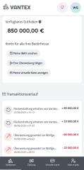 Angebot einer Geldspende