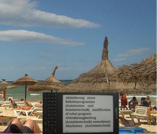 Mit ebook im Urlaub / am Strand Uebersetzungen lernen: LESEPROBE zu Woerterbuch-