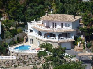 TOP Spanien Ferienhaus Costa Brava 18 Personen privater Pool Meerblick mieten