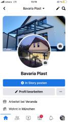 Bavaria Plast Aluminium Terrassenüberdachung Veranda 