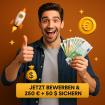 250€ Kapital Verschenkung plus 50€ Verdienst pro Test mehrere Plattformen